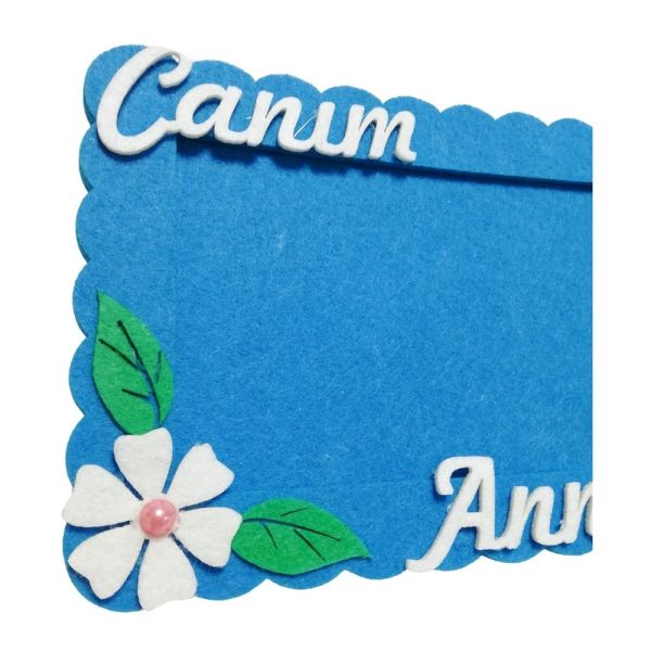 çerçeve canım annem mavi 2