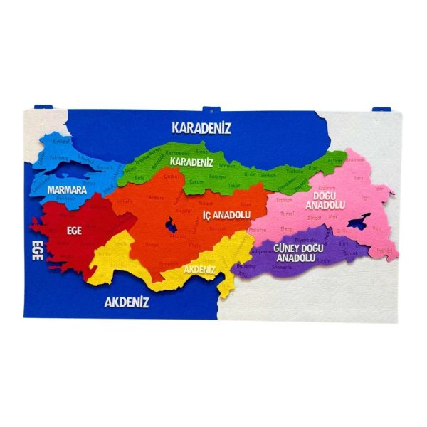 Türkiye İller/Bölgeler Haritası İnteraktif