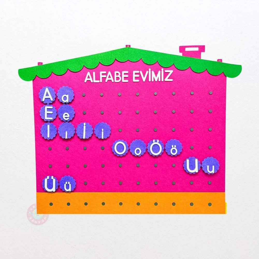 Alfabe Evimiz – Mıknatıslı İnteraktif Harf Panosu - Görsel 3