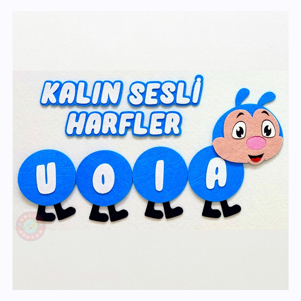 Sesli Harfler Panosu – Kalın ve İnce Sesli Harfler (3)